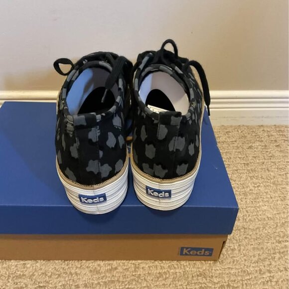 Ked Triple Up Black Gray Platform Sneakers sz 11 - Picture 3 of 8
